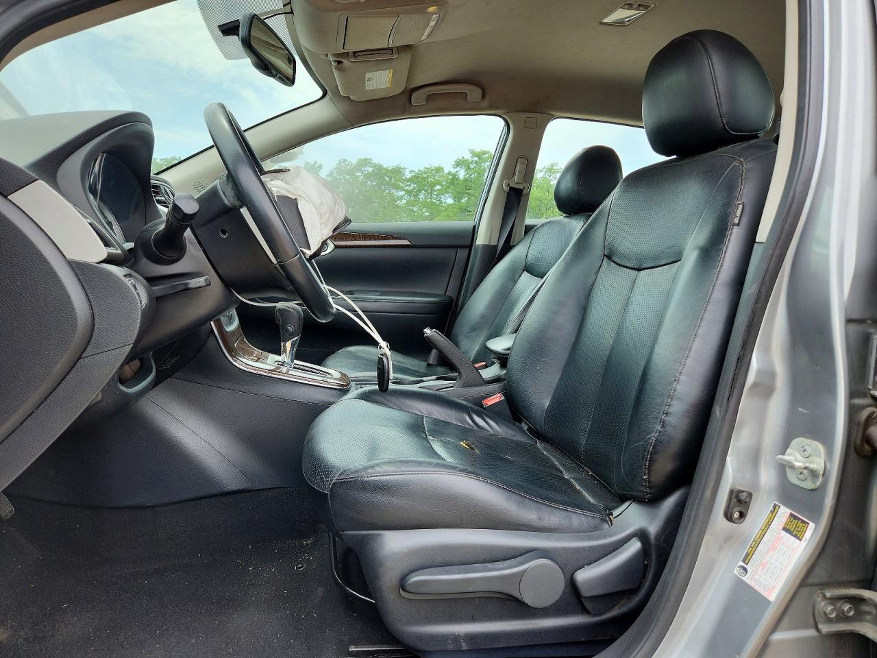 2013 Nissan Sentra S Silver vin: 3N1AB7AP4DL644292