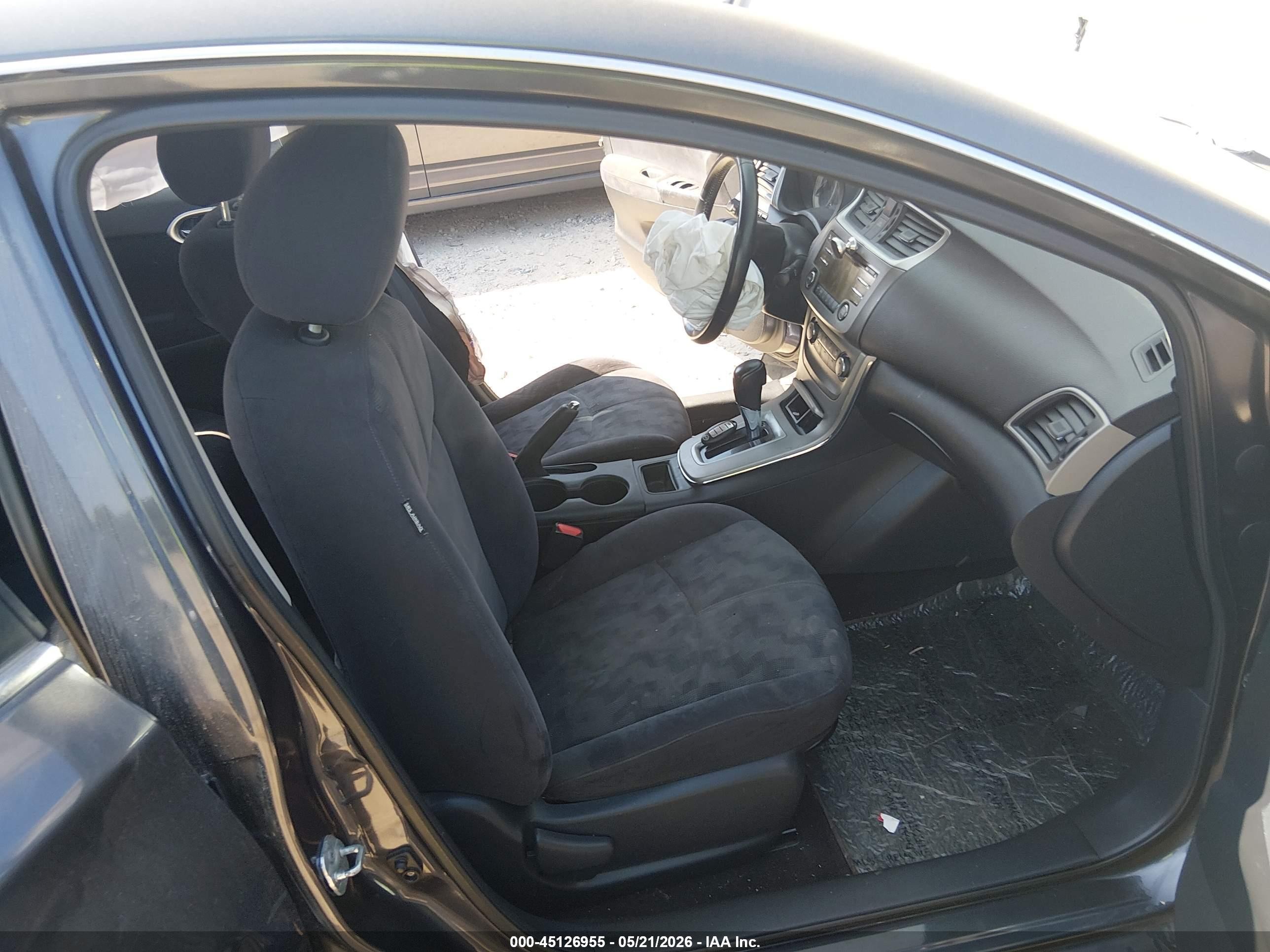 2013 Nissan Sentra Sv Gray vin: 3N1AB7AP4DL661285