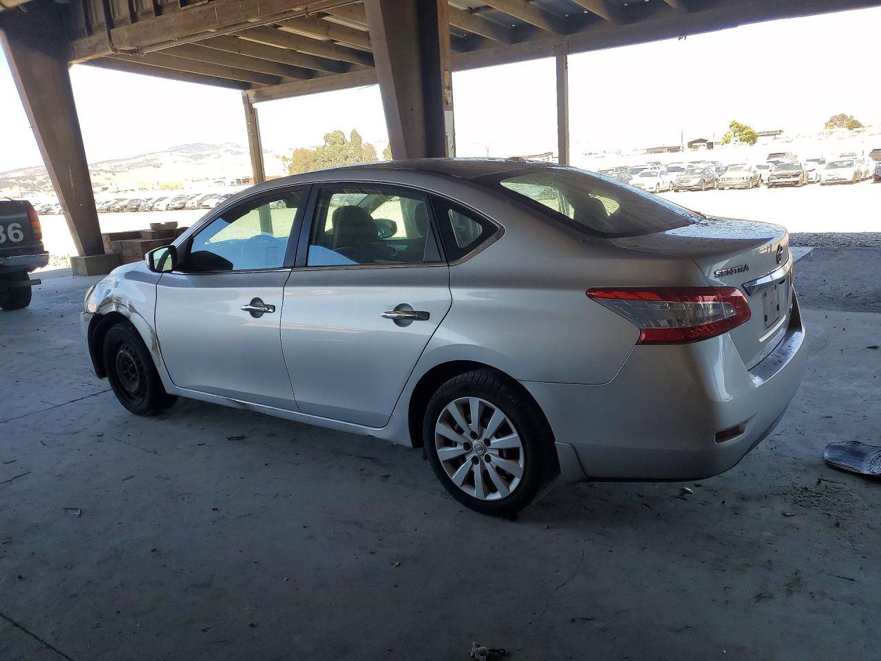 2013 Nissan Sentra S Silver vin: 3N1AB7AP4DL664039