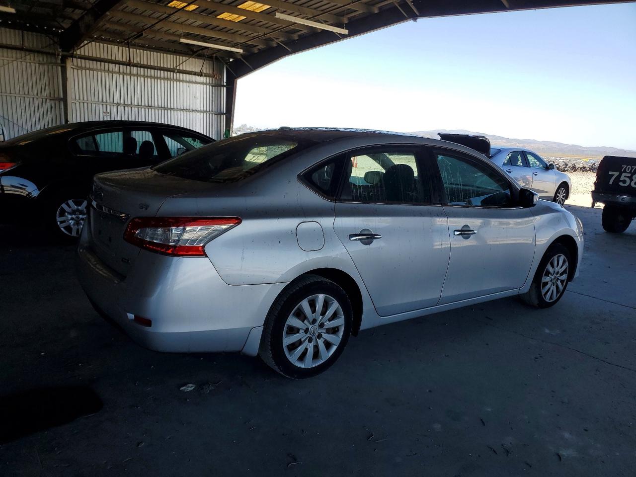 2013 Nissan Sentra S Silver vin: 3N1AB7AP4DL664039
