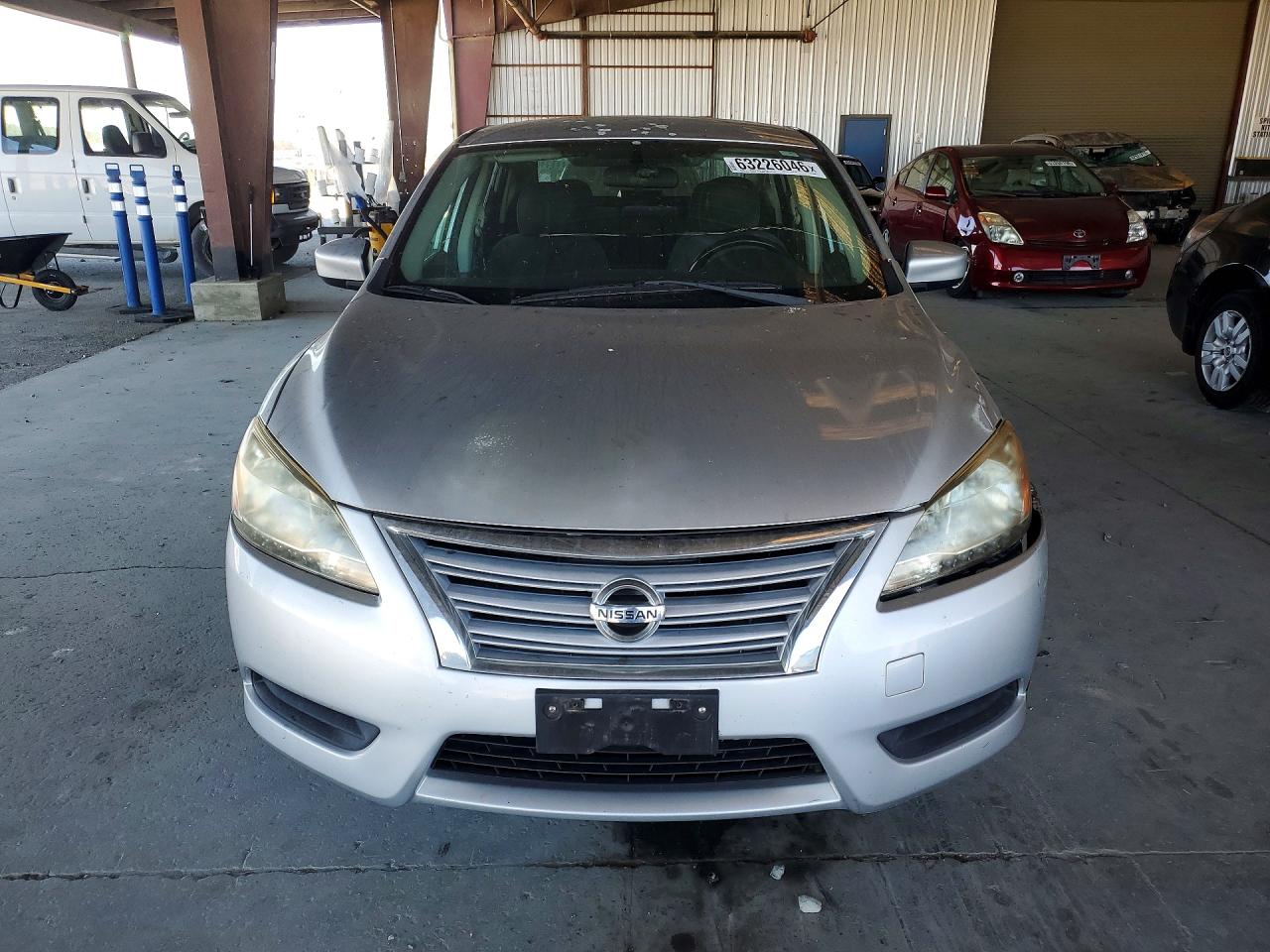 2013 Nissan Sentra S Silver vin: 3N1AB7AP4DL664039