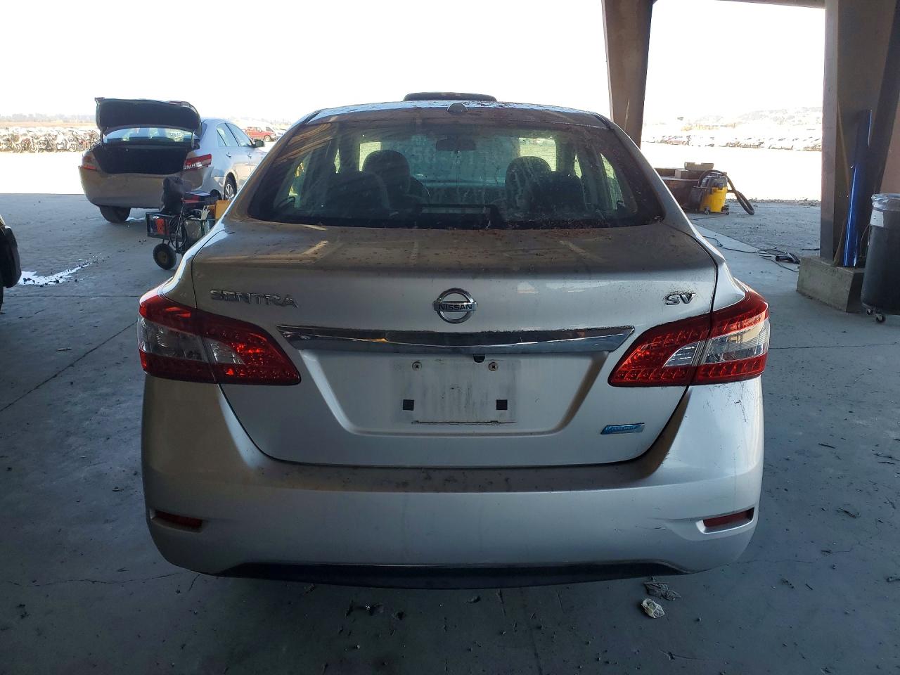 2013 Nissan Sentra S Silver vin: 3N1AB7AP4DL664039