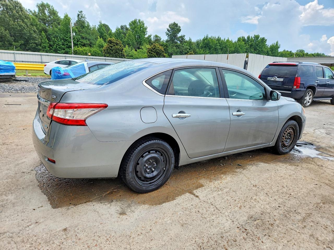 2013 Nissan Sentra S Gray vin: 3N1AB7AP4DL670150