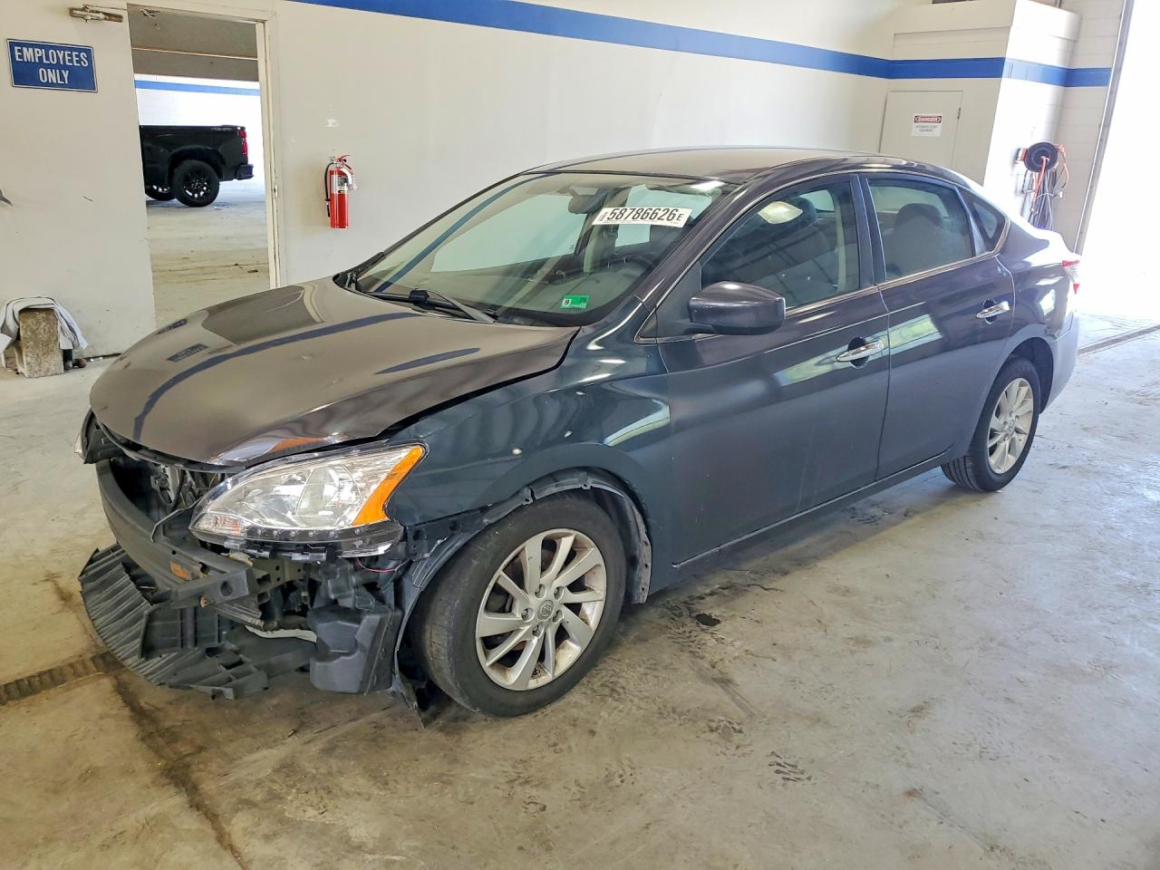 2013 Nissan Sentra S Gray vin: 3N1AB7AP4DL689510