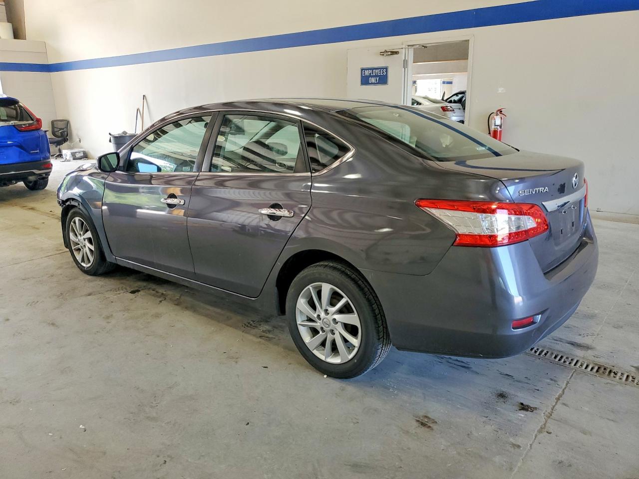 2013 Nissan Sentra S Gray vin: 3N1AB7AP4DL689510