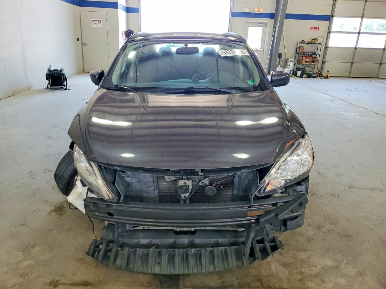 2013 Nissan Sentra S Gray vin: 3N1AB7AP4DL689510
