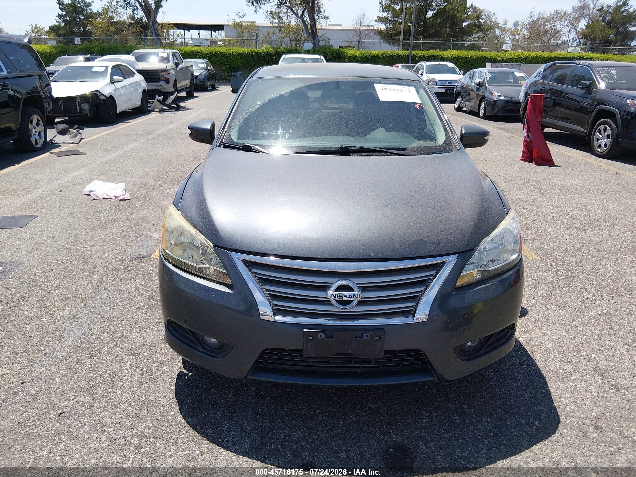 2013 Nissan Sentra Sl Blue vin: 3N1AB7AP4DL702496