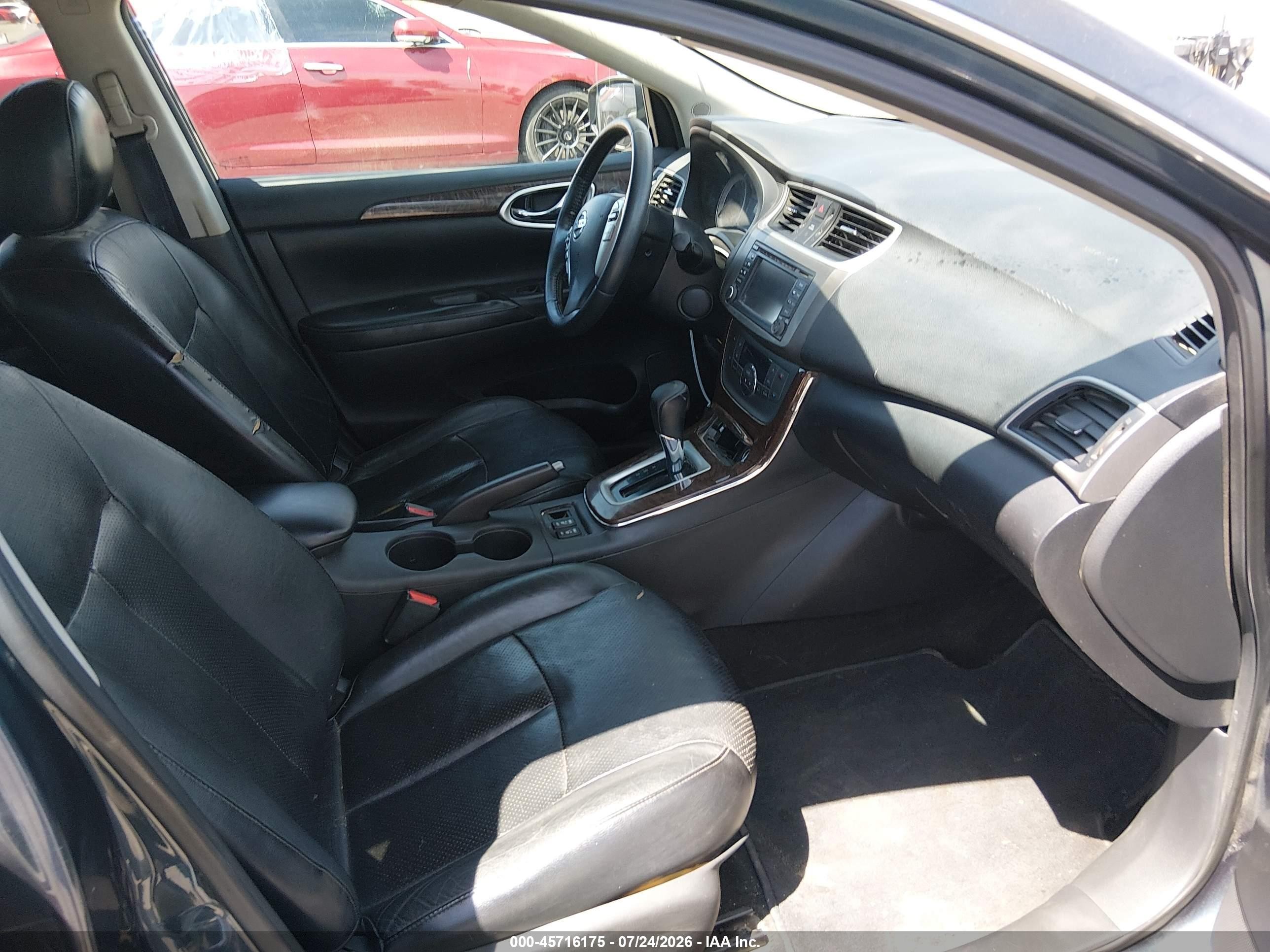 2013 Nissan Sentra Sl Blue vin: 3N1AB7AP4DL702496