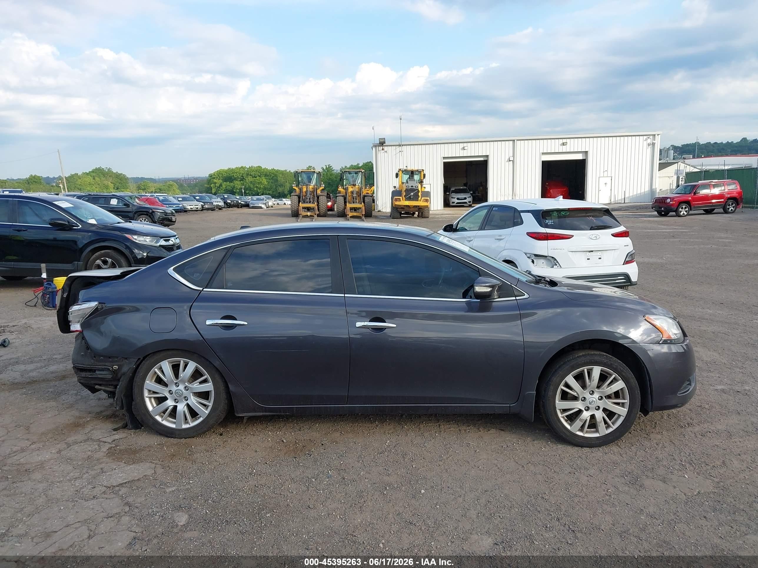 2013 Nissan Sentra Sl Gray vin: 3N1AB7AP4DL706886