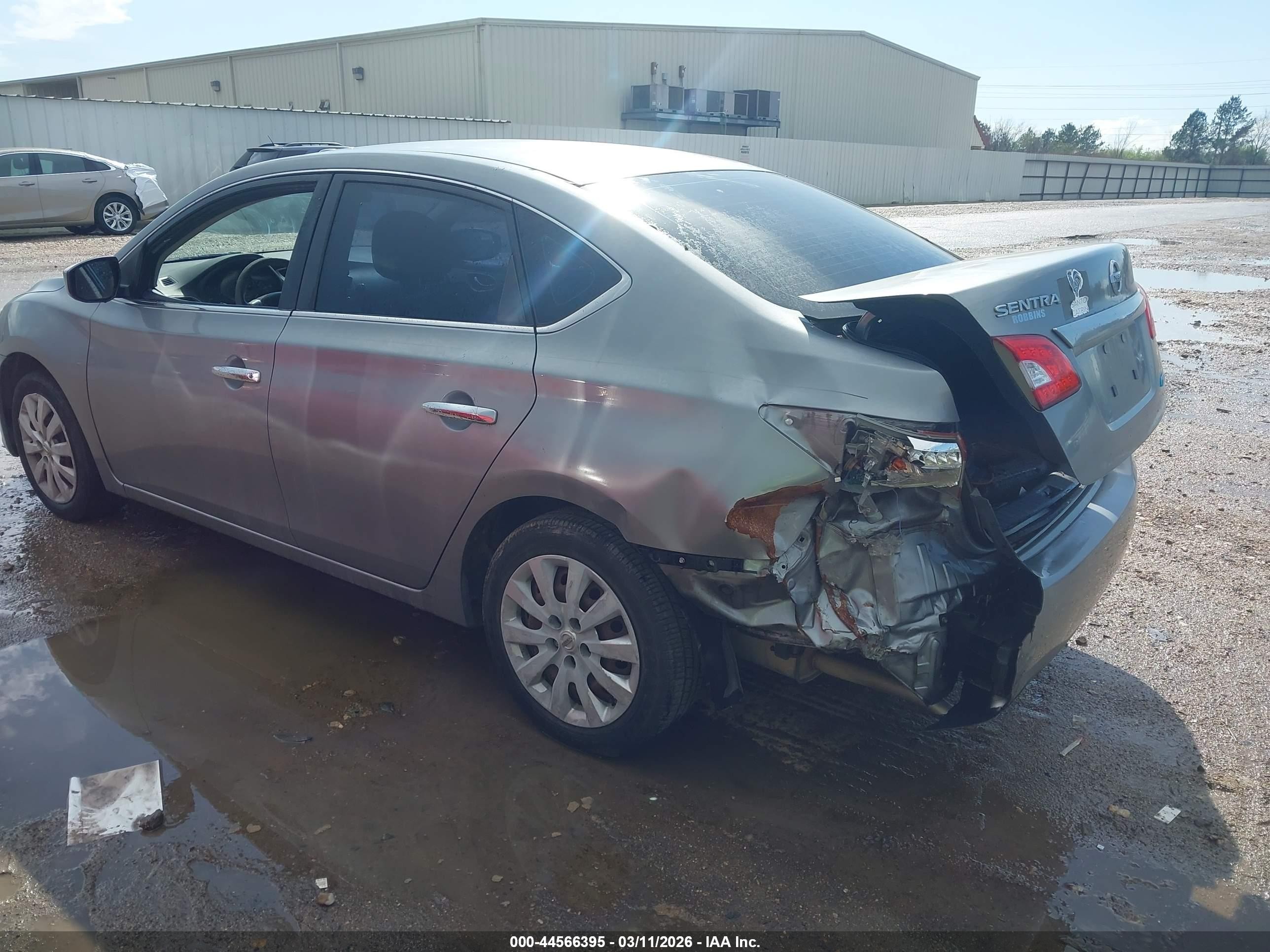 2013 Nissan Sentra S Gray vin: 3N1AB7AP4DL712459