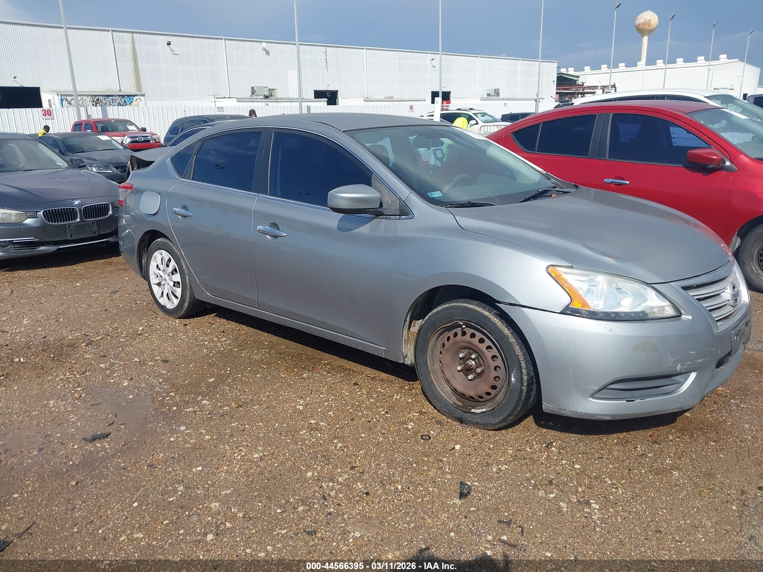 2013 Nissan Sentra S Gray vin: 3N1AB7AP4DL712459