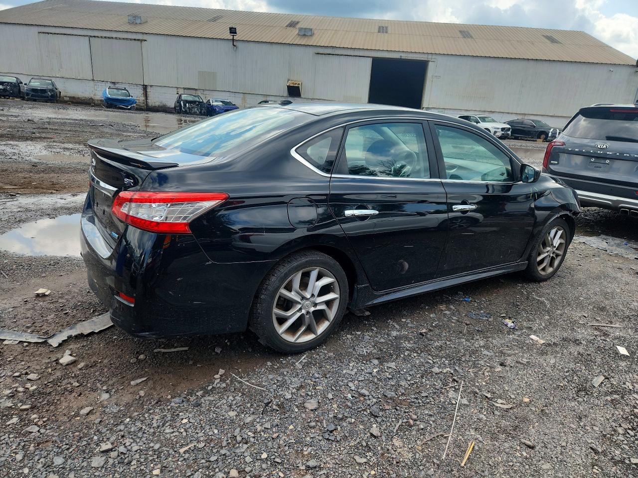 2013 Nissan Sentra S Black vin: 3N1AB7AP4DL712574
