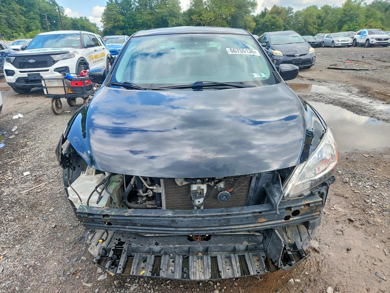 2013 Nissan Sentra S Black vin: 3N1AB7AP4DL712574
