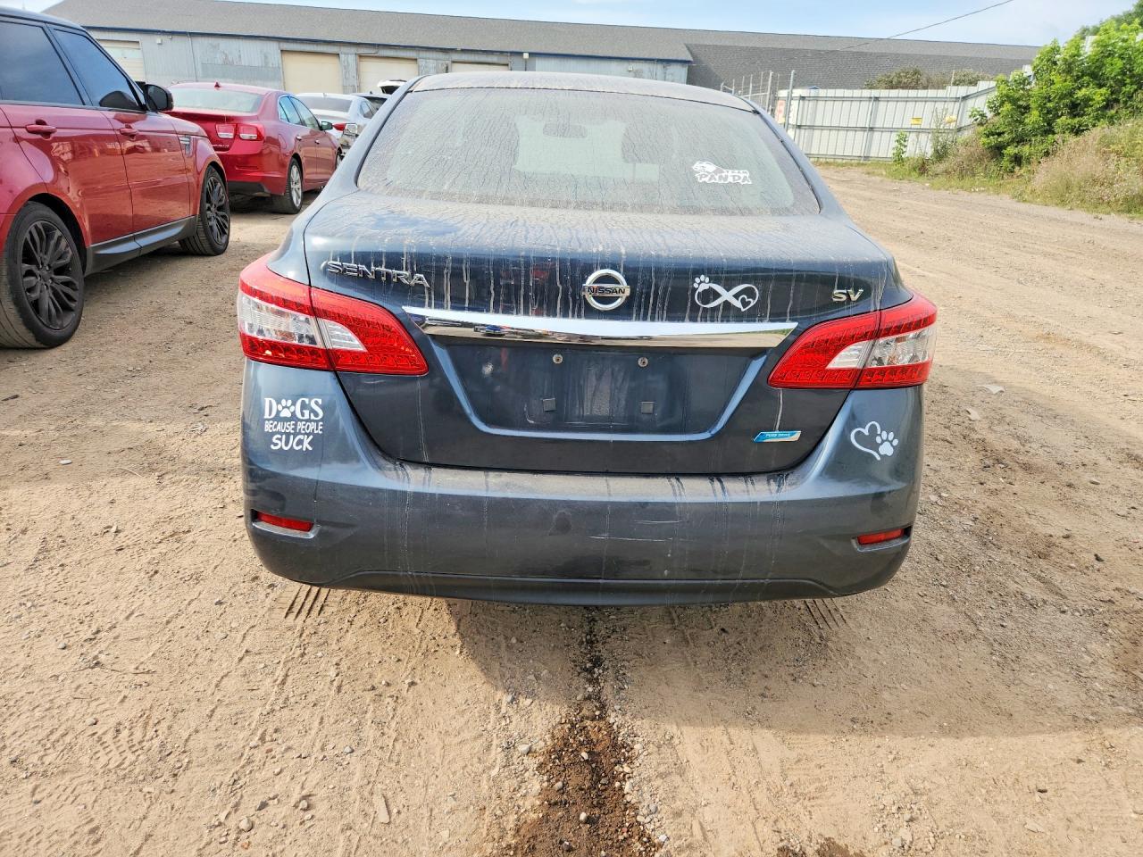 2013 Nissan Sentra S Blue vin: 3N1AB7AP4DL716432