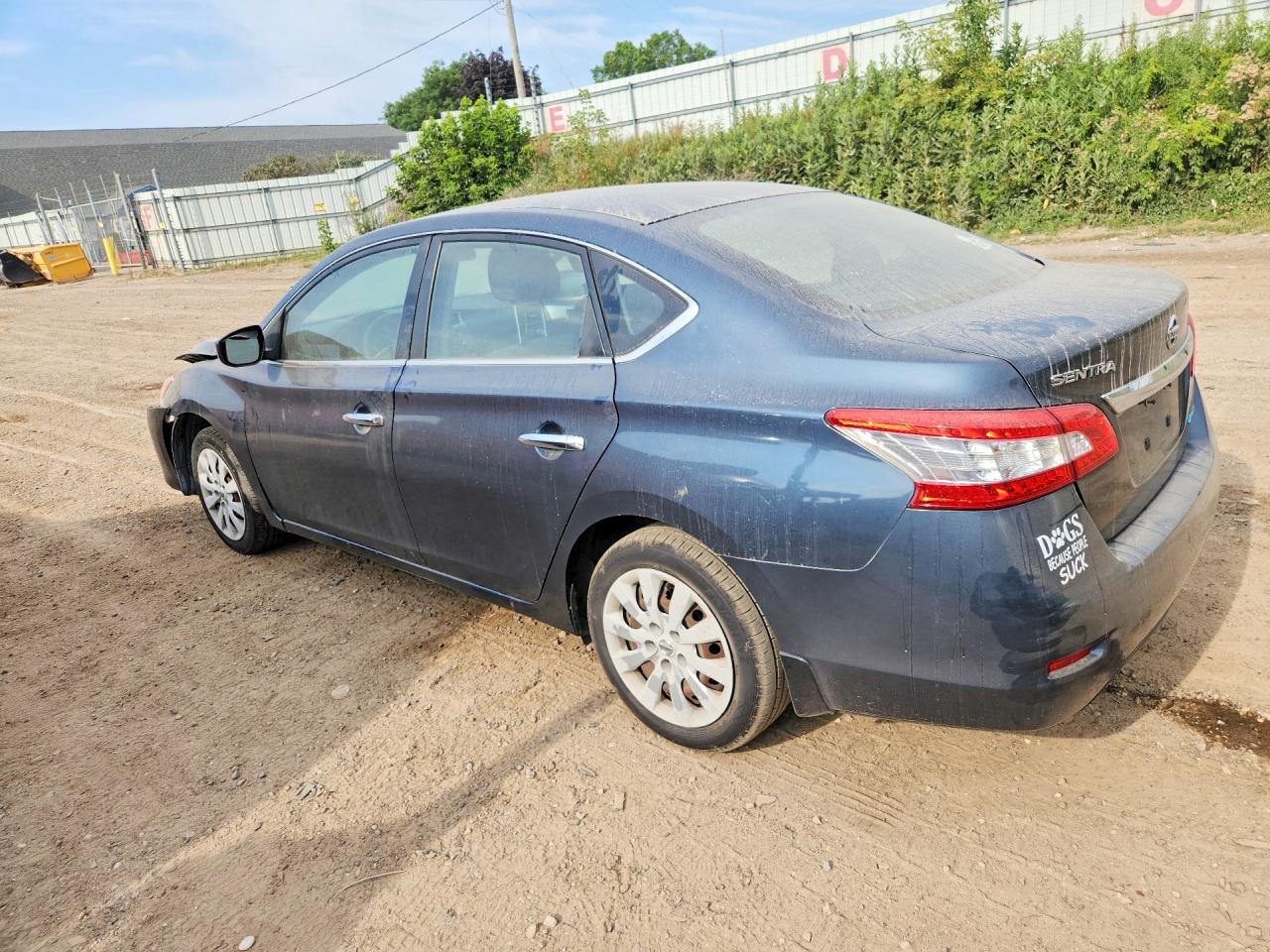 2013 Nissan Sentra S Blue vin: 3N1AB7AP4DL716432