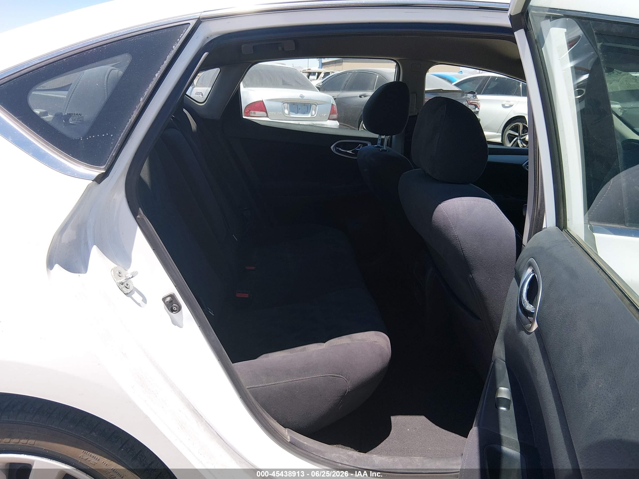 2013 Nissan Sentra Sv White vin: 3N1AB7AP4DL720285