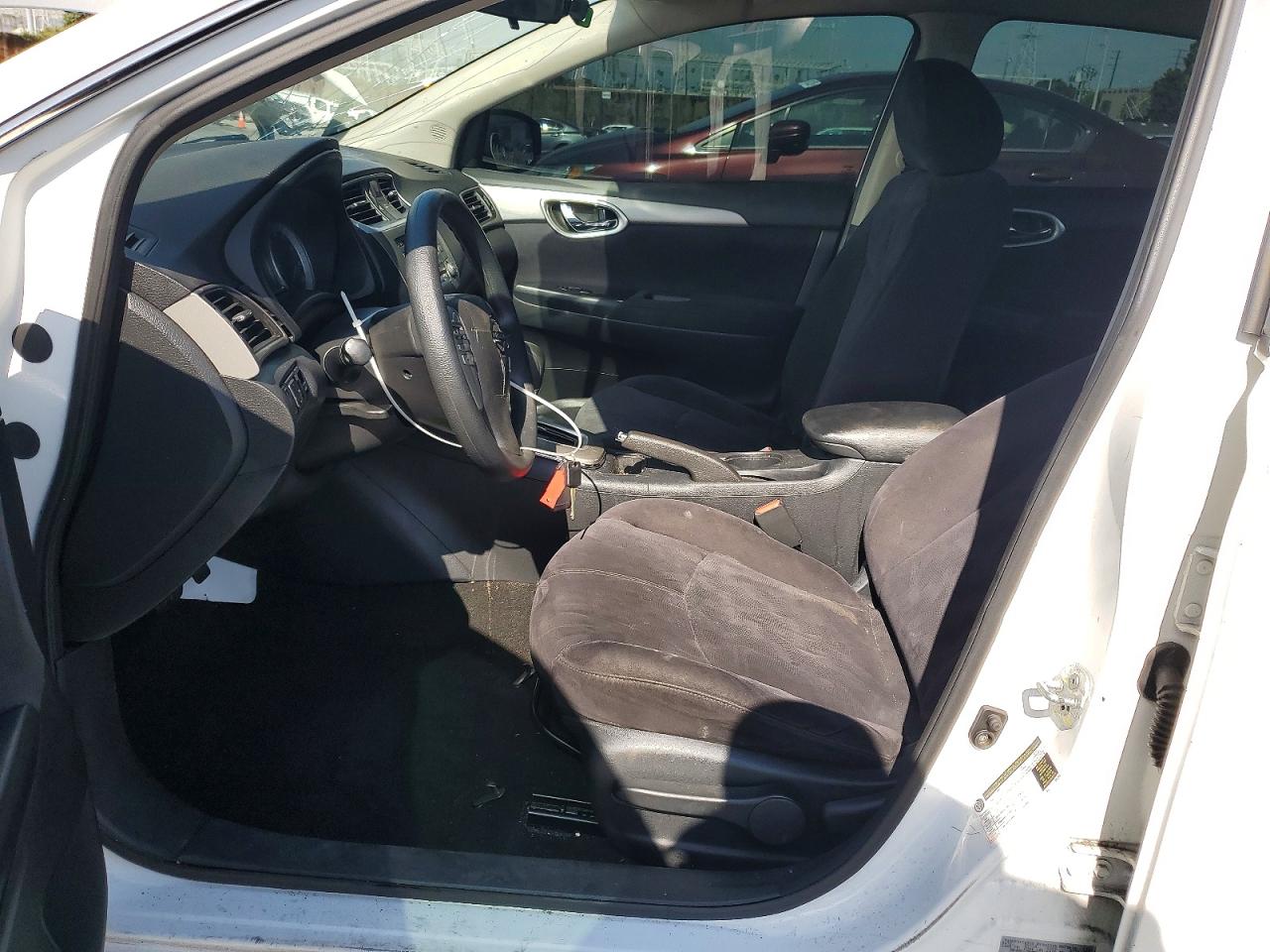 2013 Nissan Sentra S White vin: 3N1AB7AP4DL720643