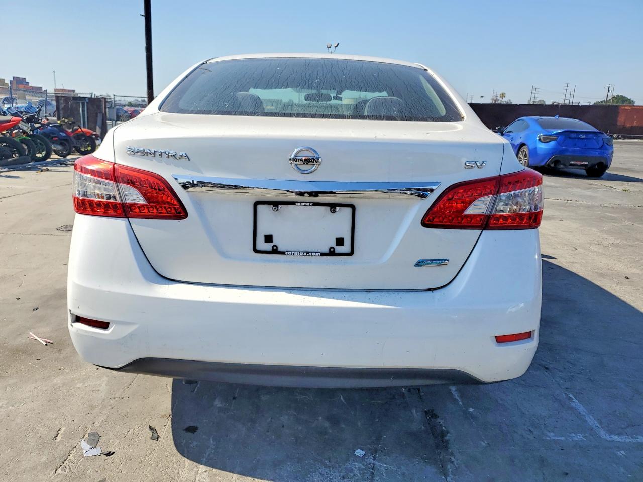 2013 Nissan Sentra S White vin: 3N1AB7AP4DL720643