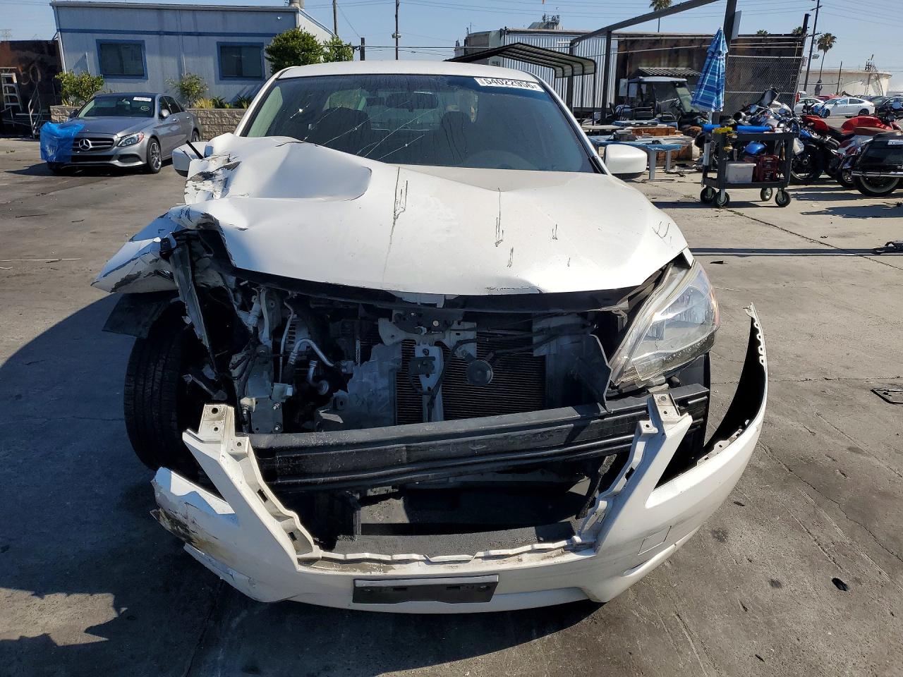 2013 Nissan Sentra S White vin: 3N1AB7AP4DL720643