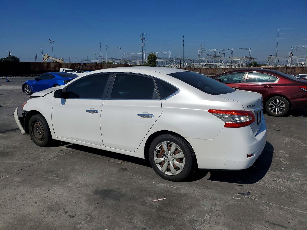 2013 Nissan Sentra S White vin: 3N1AB7AP4DL720643