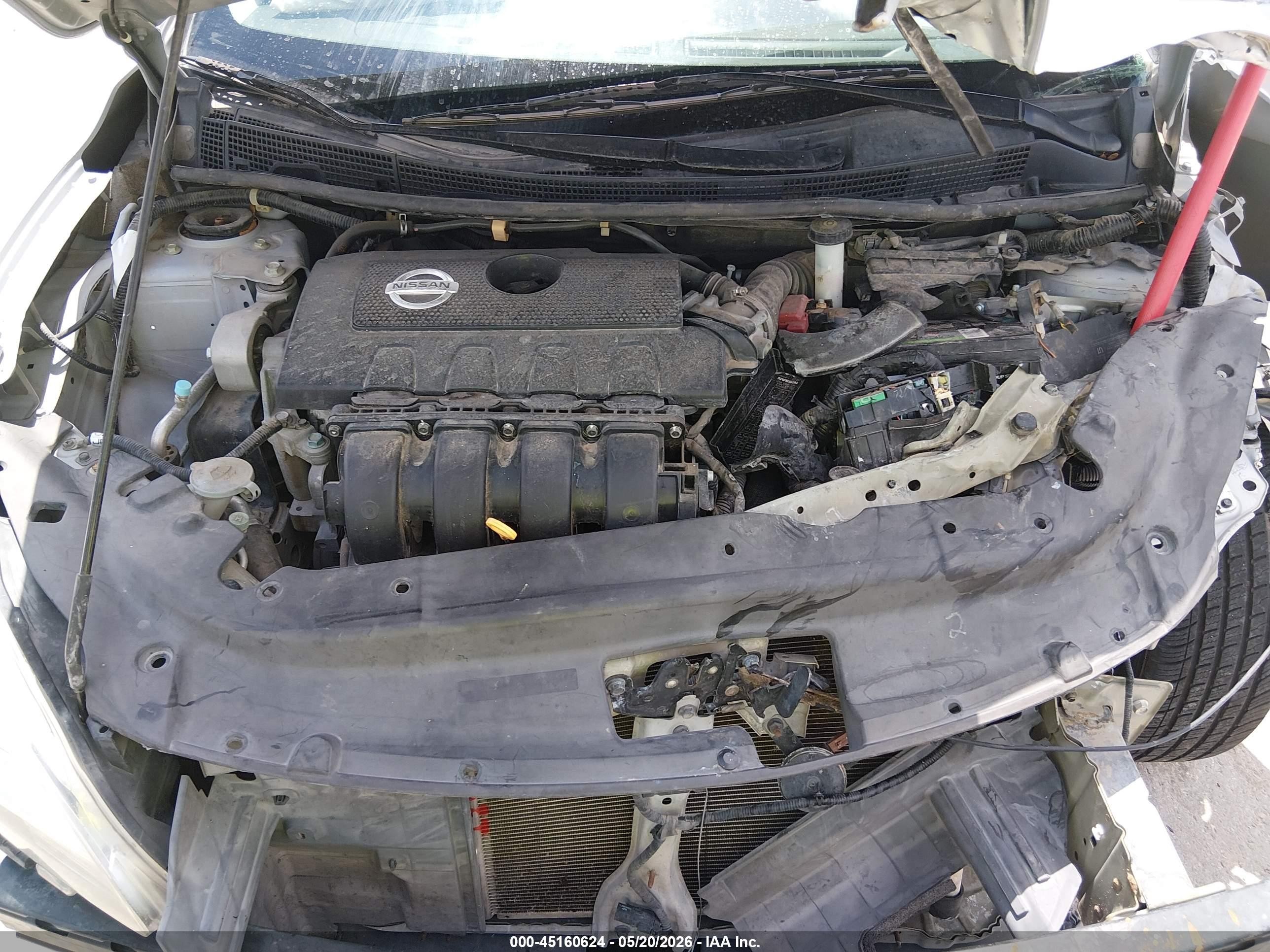 2013 Nissan Sentra Sr Silver vin: 3N1AB7AP4DL726877