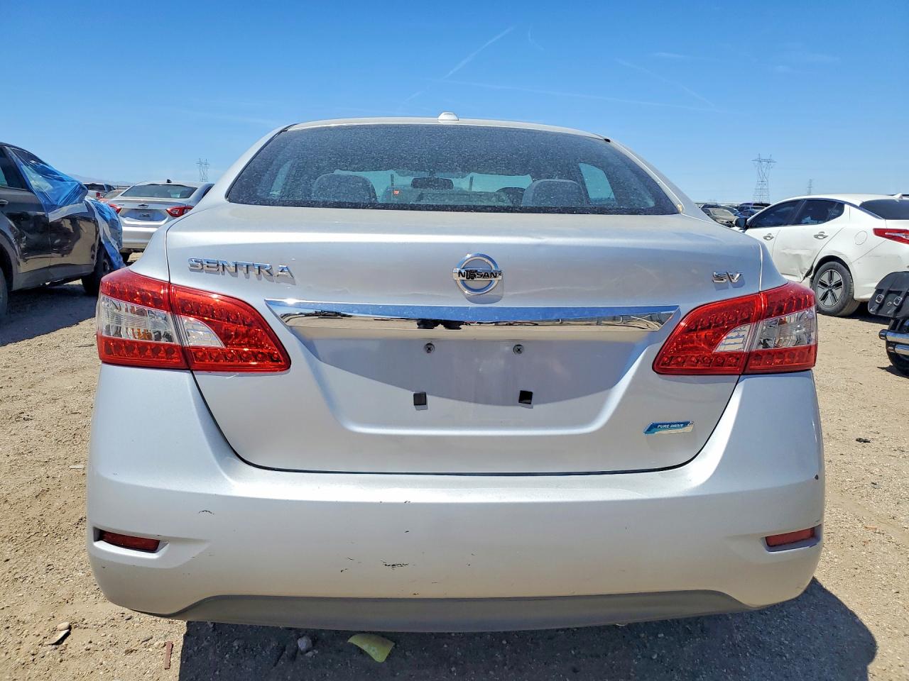 2013 Nissan Sentra S Silver vin: 3N1AB7AP4DL727253