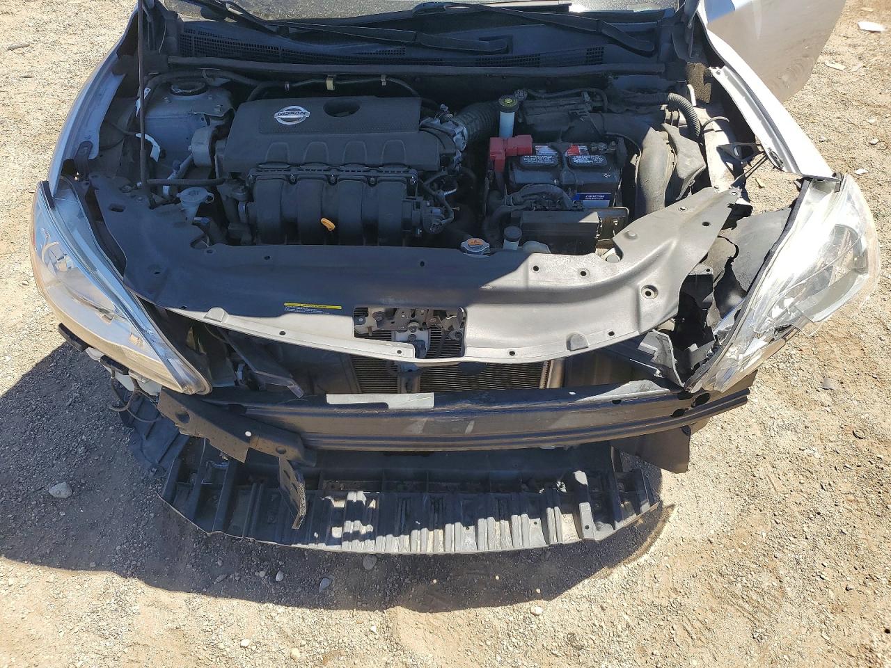 2013 Nissan Sentra S Silver vin: 3N1AB7AP4DL727253