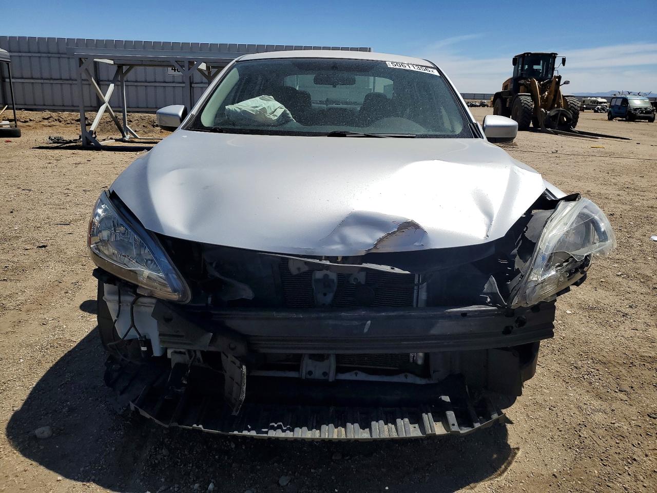 2013 Nissan Sentra S Silver vin: 3N1AB7AP4DL727253