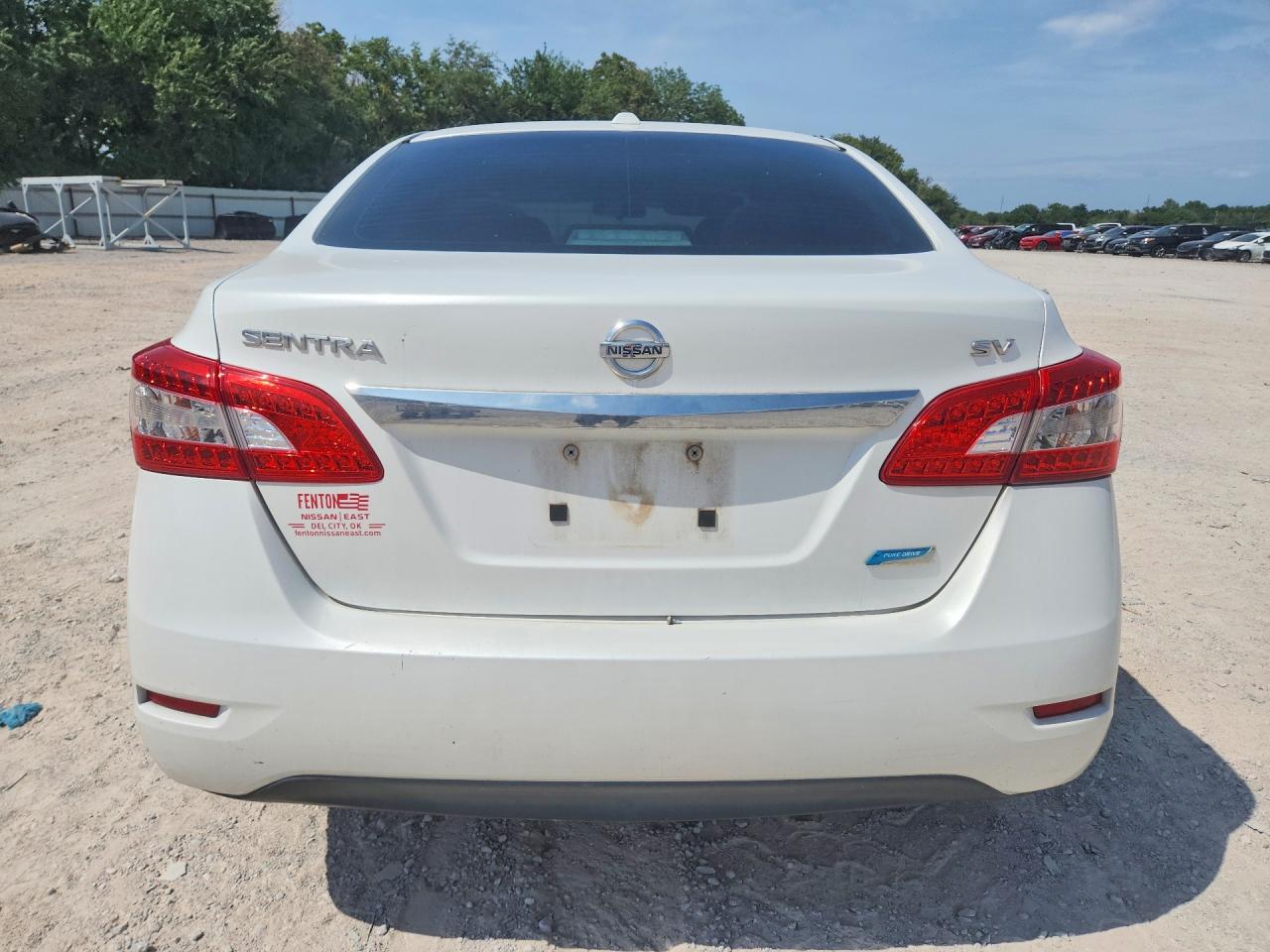 2013 Nissan Sentra S White vin: 3N1AB7AP4DL730394