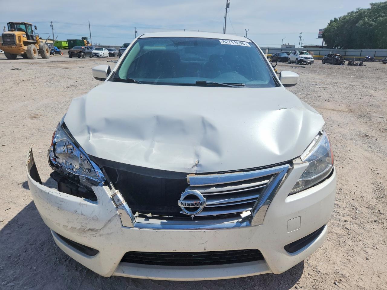 2013 Nissan Sentra S White vin: 3N1AB7AP4DL730394