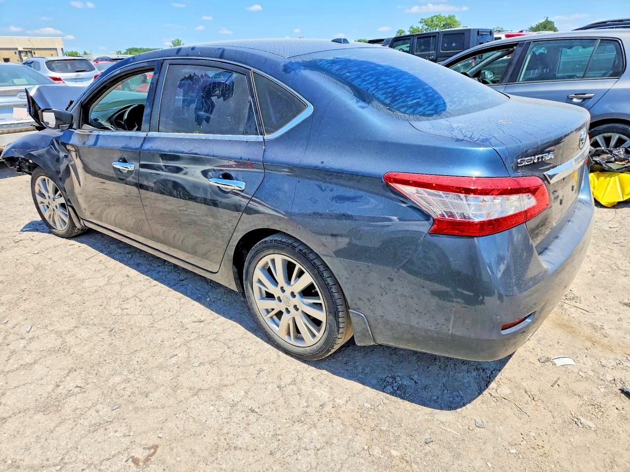 2013 Nissan Sentra S Blue vin: 3N1AB7AP4DL730671