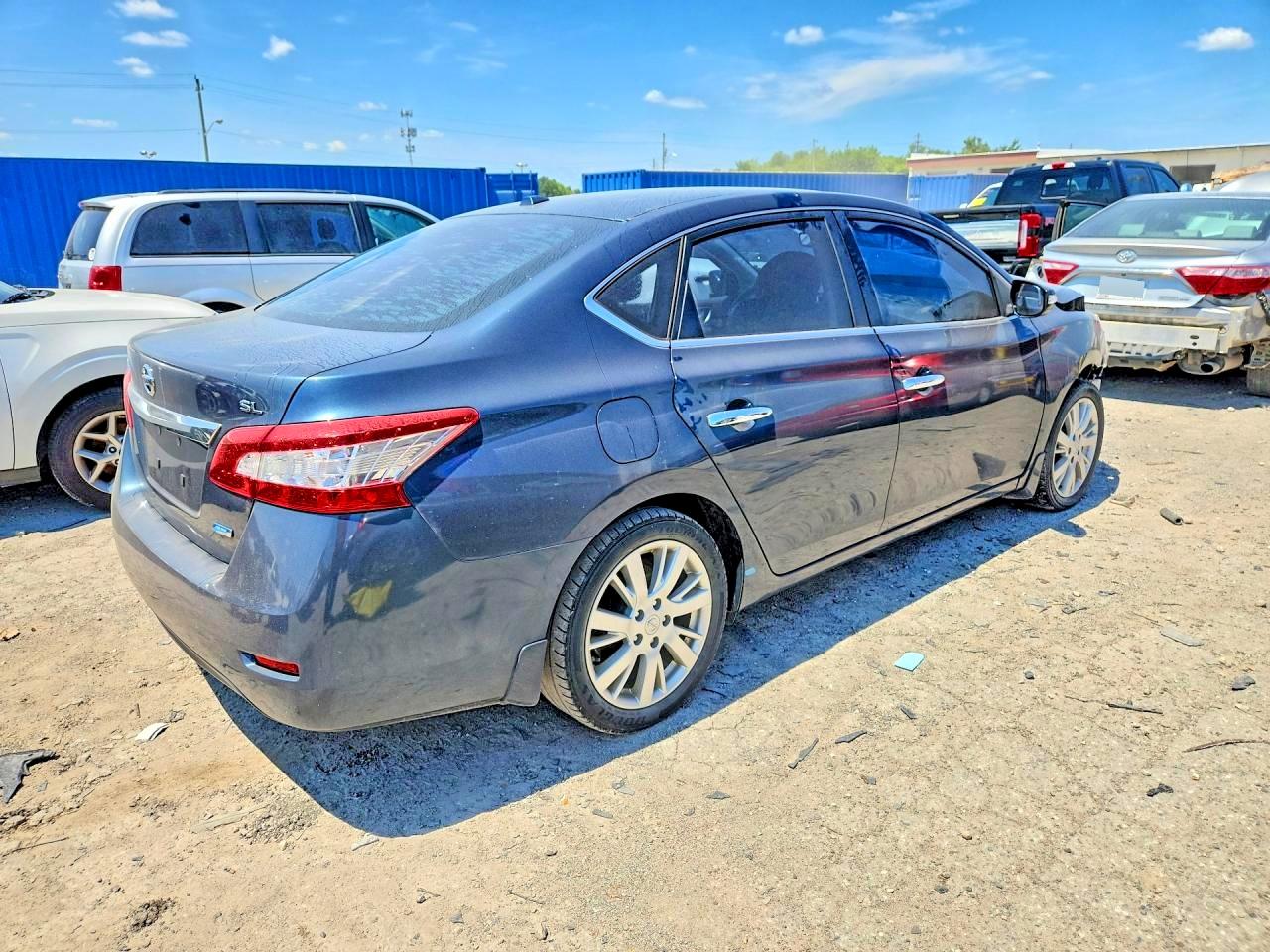 2013 Nissan Sentra S Blue vin: 3N1AB7AP4DL730671