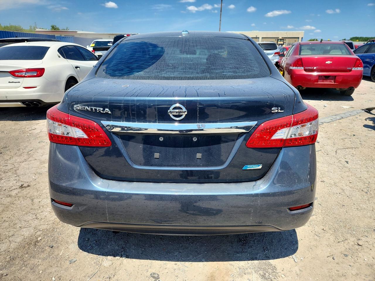 2013 Nissan Sentra S Blue vin: 3N1AB7AP4DL730671
