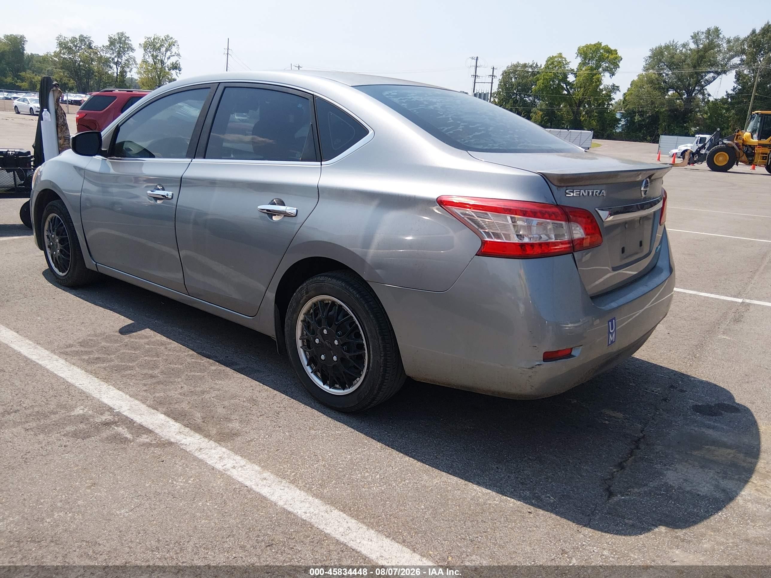 2013 Nissan Sentra Fe+ S Gray vin: 3N1AB7AP4DL735109