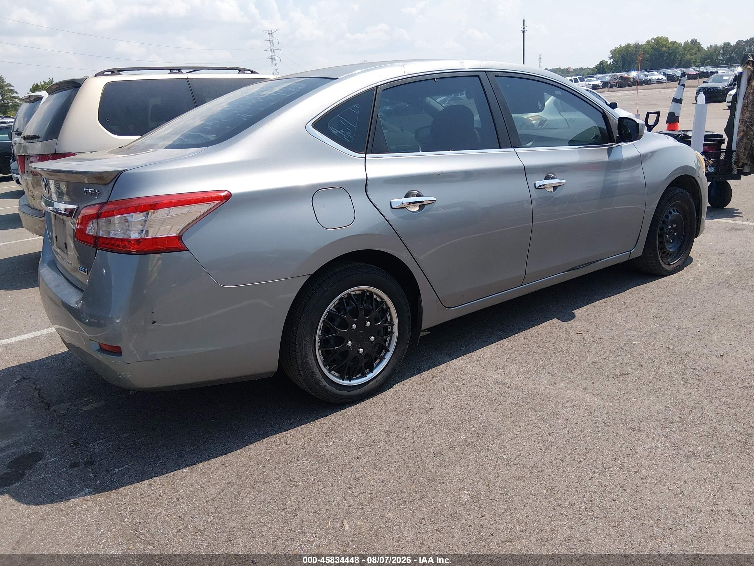 2013 Nissan Sentra Fe+ S Gray vin: 3N1AB7AP4DL735109