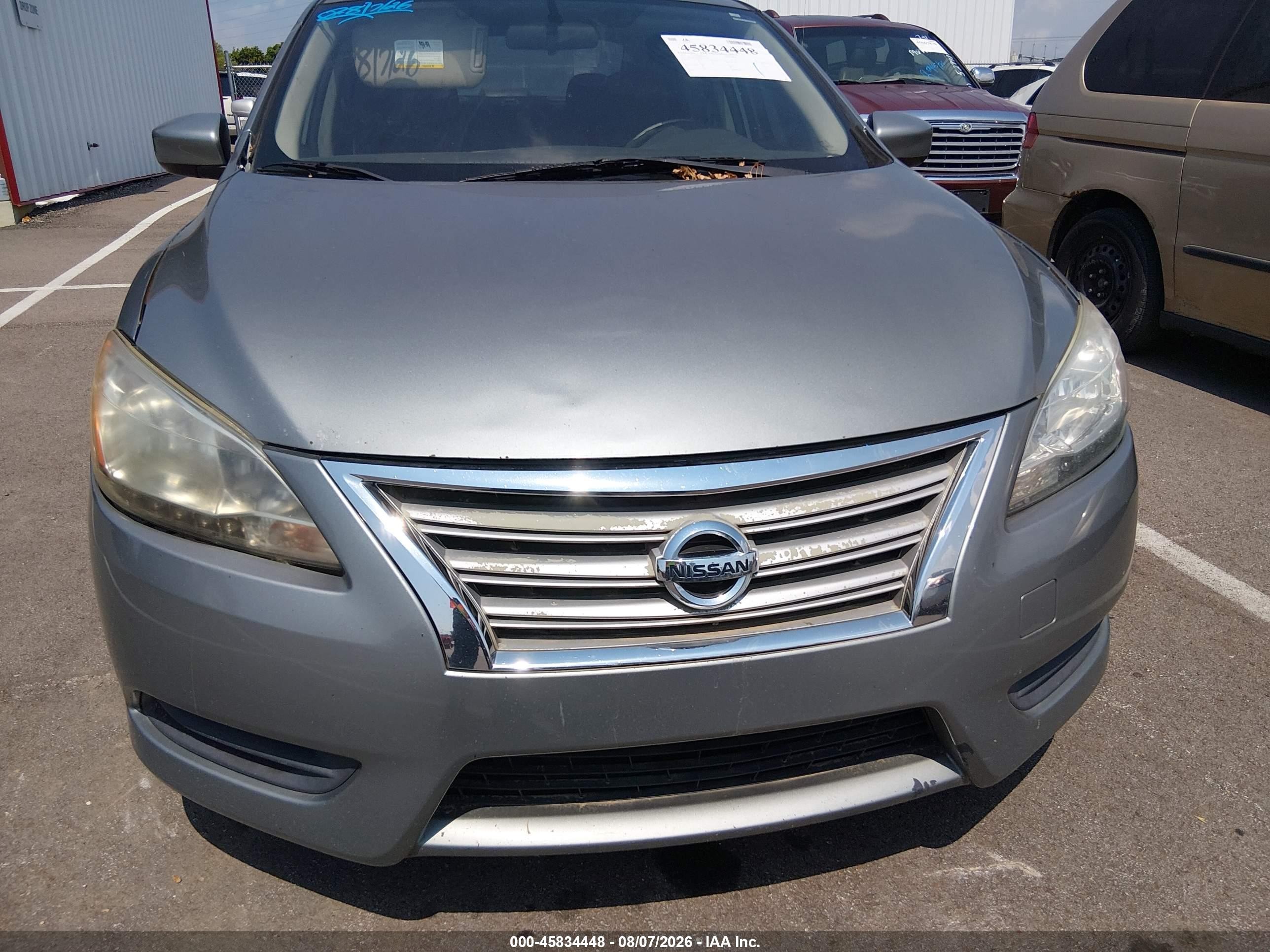 2013 Nissan Sentra Fe+ S Gray vin: 3N1AB7AP4DL735109