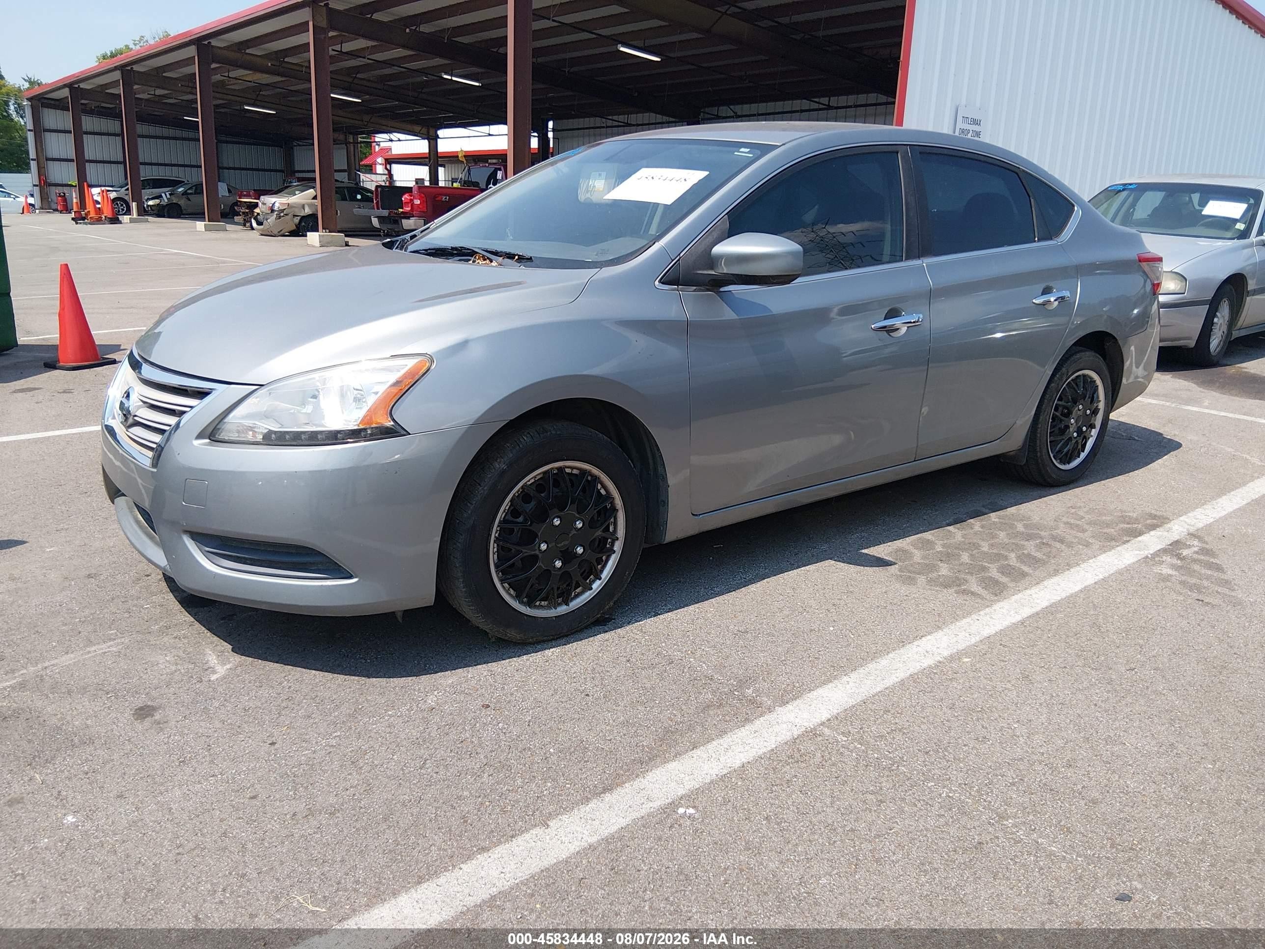 2013 Nissan Sentra Fe+ S Gray vin: 3N1AB7AP4DL735109