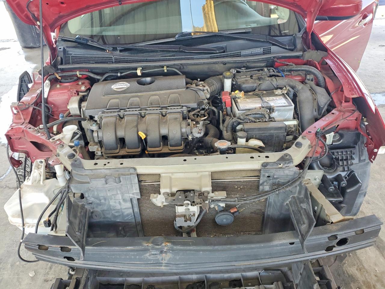 2013 Nissan Sentra S Red vin: 3N1AB7AP4DL735160