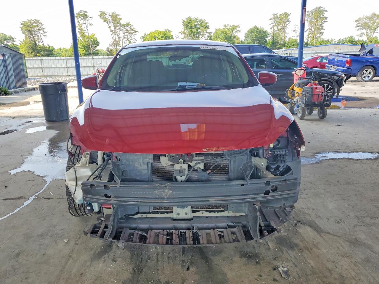 2013 Nissan Sentra S Red vin: 3N1AB7AP4DL735160