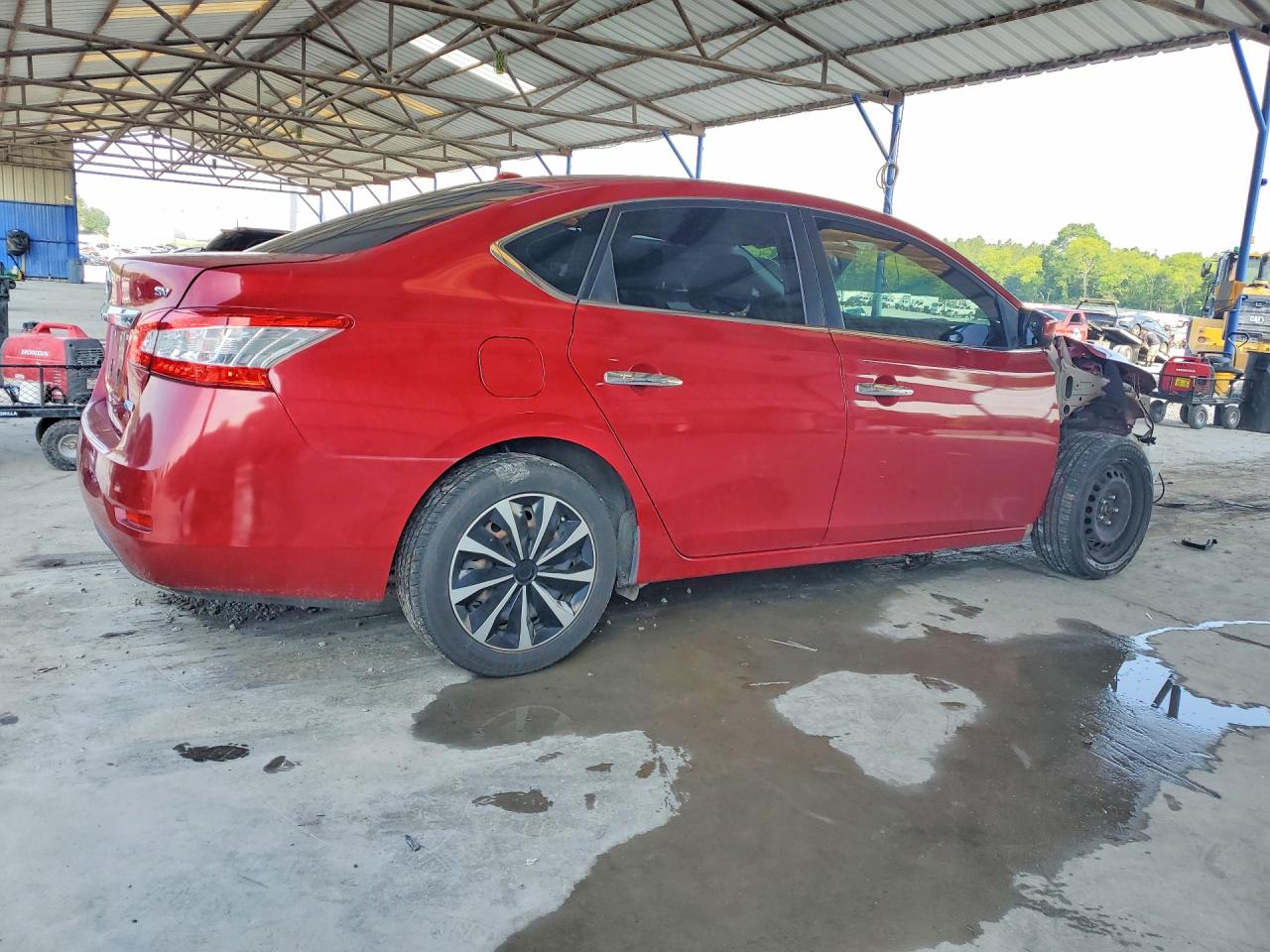 2013 Nissan Sentra S Red vin: 3N1AB7AP4DL735160