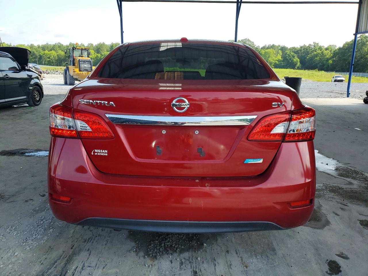 2013 Nissan Sentra S Red vin: 3N1AB7AP4DL735160