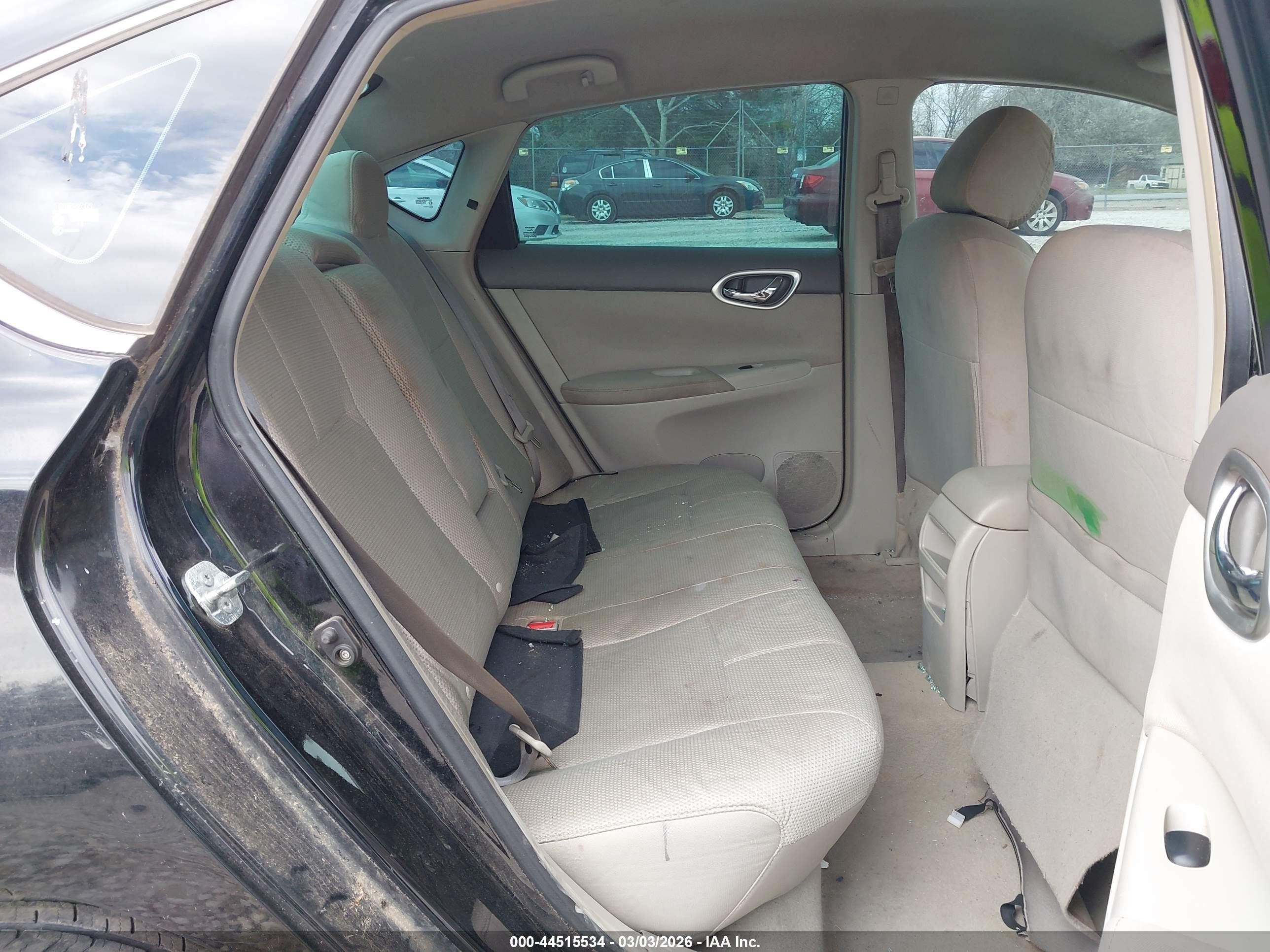 2013 Nissan Sentra S Black vin: 3N1AB7AP4DL748460