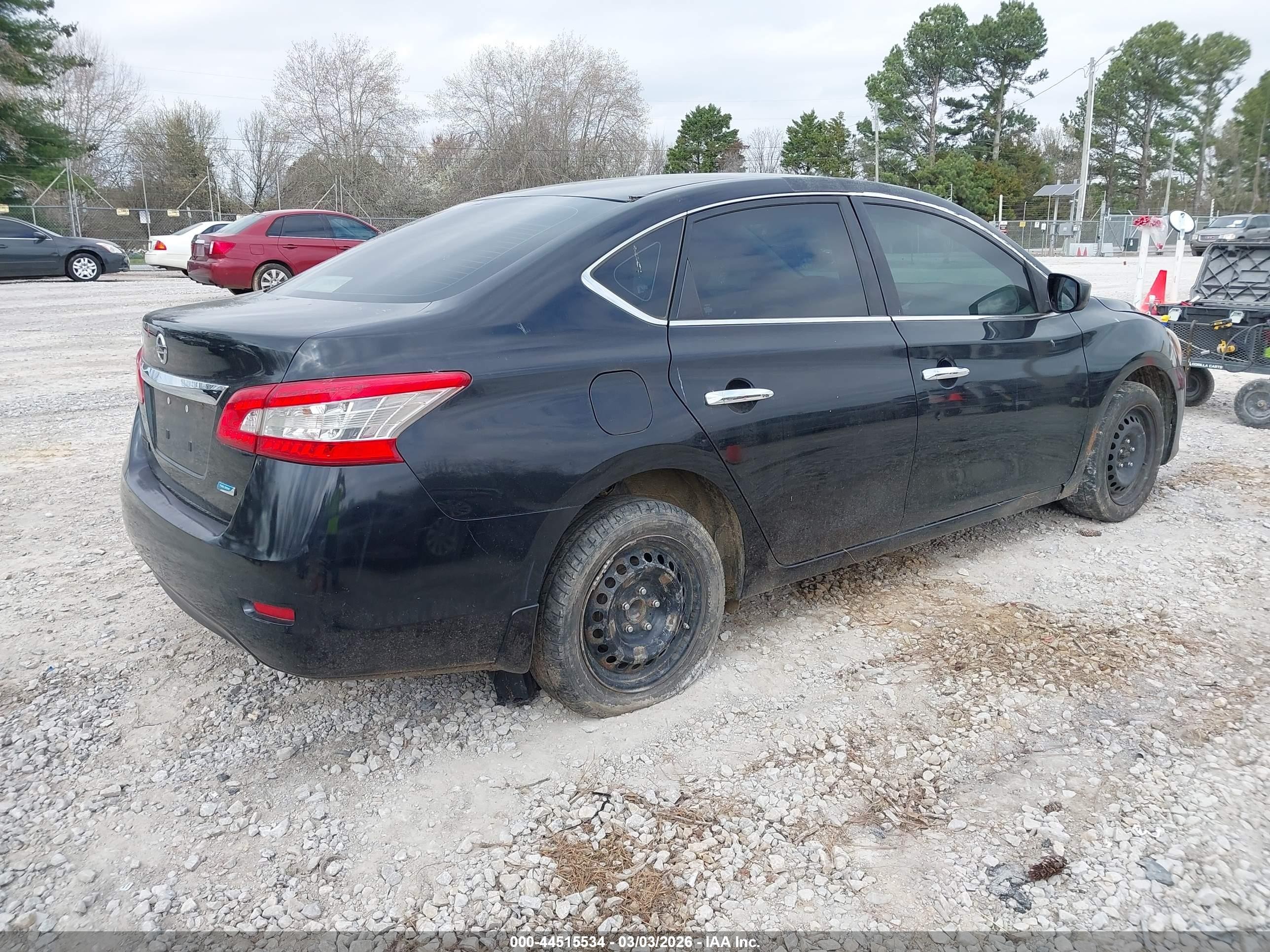 2013 Nissan Sentra S Black vin: 3N1AB7AP4DL748460
