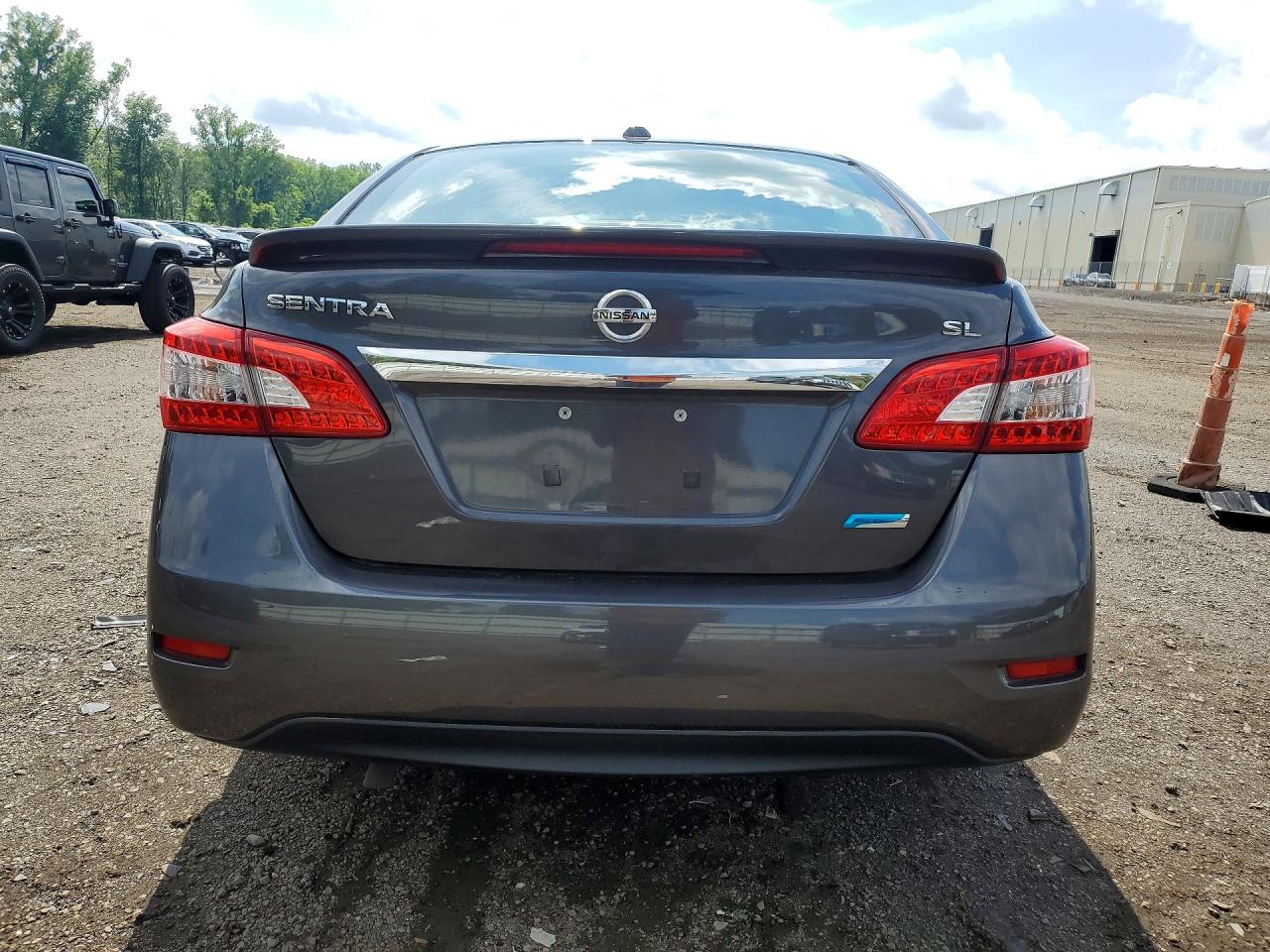 2013 Nissan Sentra S Gray vin: 3N1AB7AP4DL752413