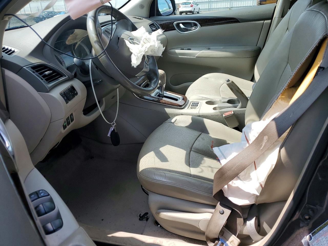 2013 Nissan Sentra S Gray vin: 3N1AB7AP4DL752413
