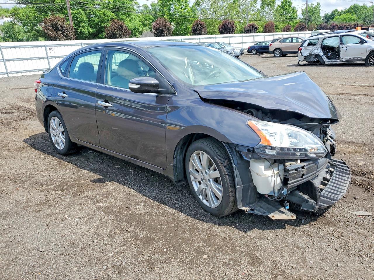 2013 Nissan Sentra S Gray vin: 3N1AB7AP4DL752413