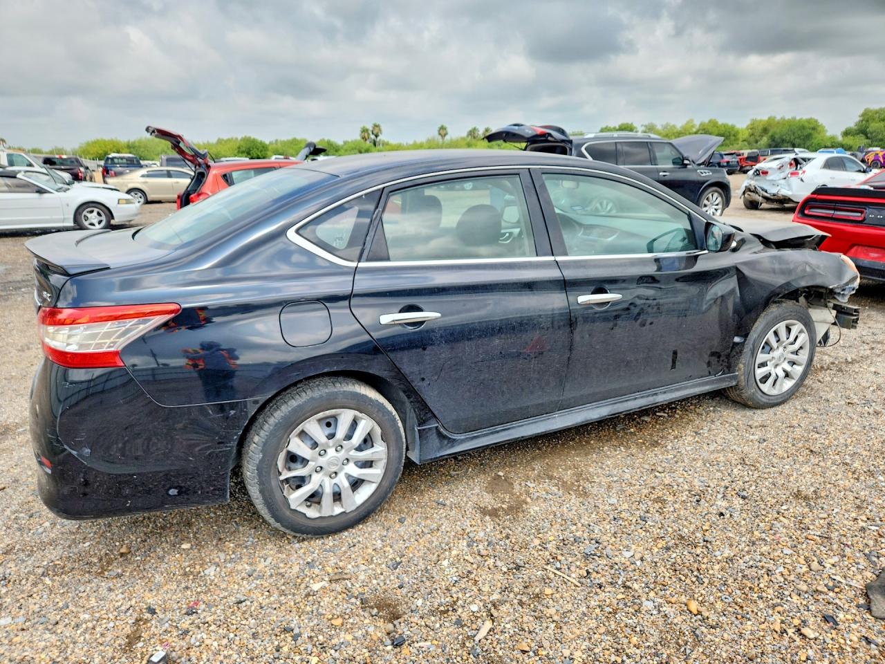 2013 Nissan Sentra S Black vin: 3N1AB7AP4DL753934