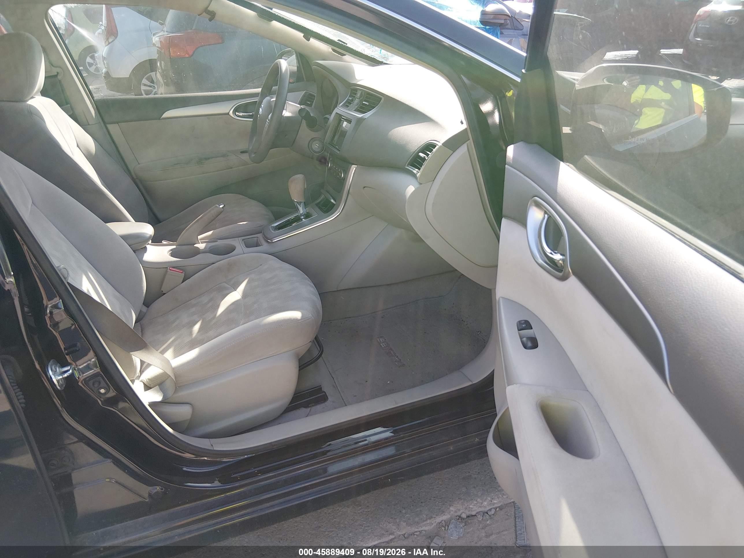 2013 Nissan Sentra Sv Black vin: 3N1AB7AP4DL755702