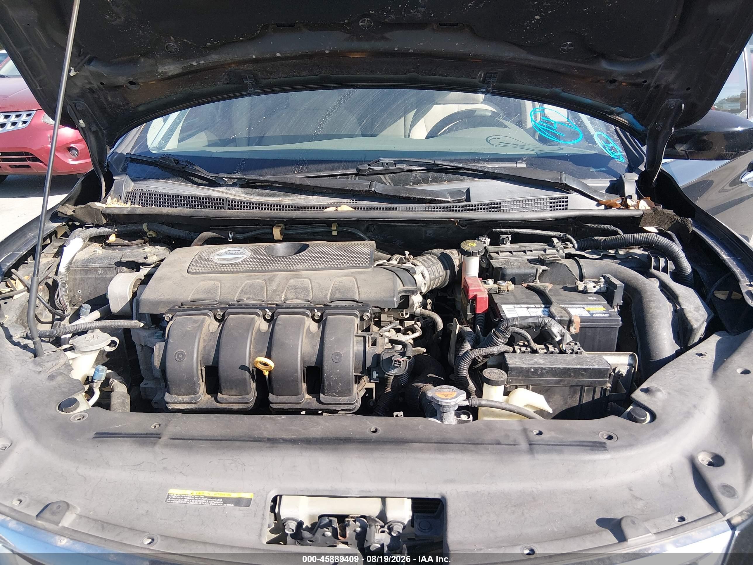 2013 Nissan Sentra Sv Black vin: 3N1AB7AP4DL755702