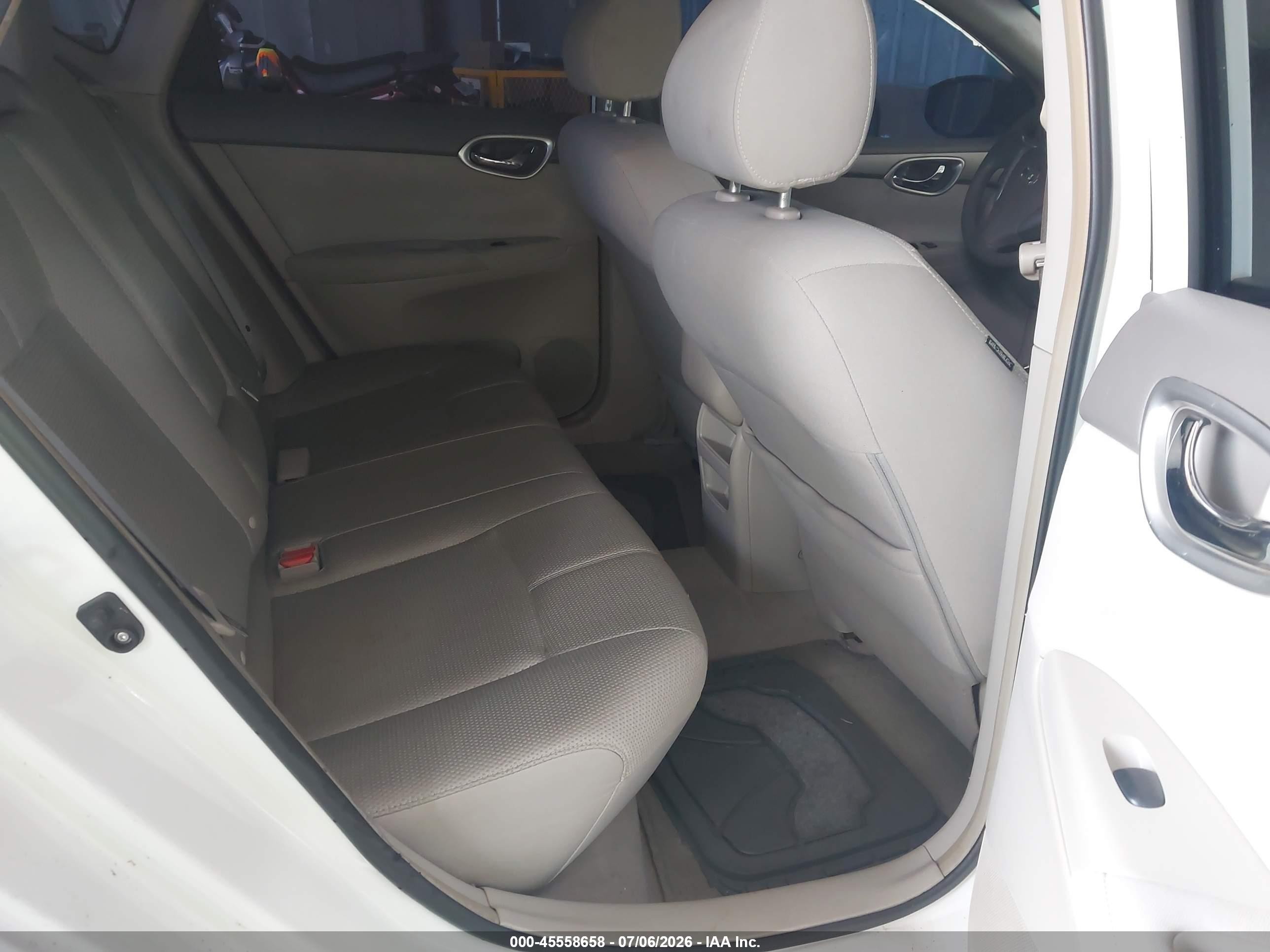 2013 Nissan Sentra S White vin: 3N1AB7AP4DL757241